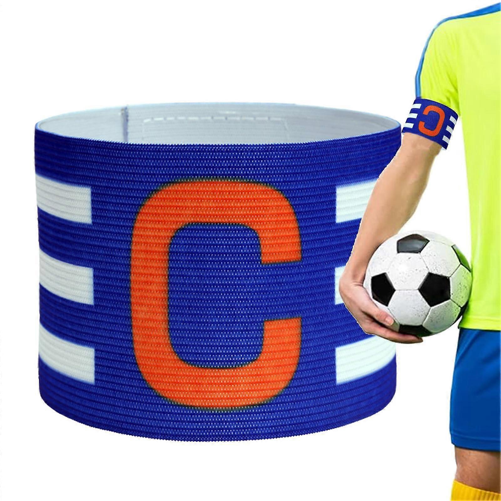 Kapitänsarmband – Adjustable Football Captain Armband for Adults and Teens, Elastic Sport Accessory in Various Sizes