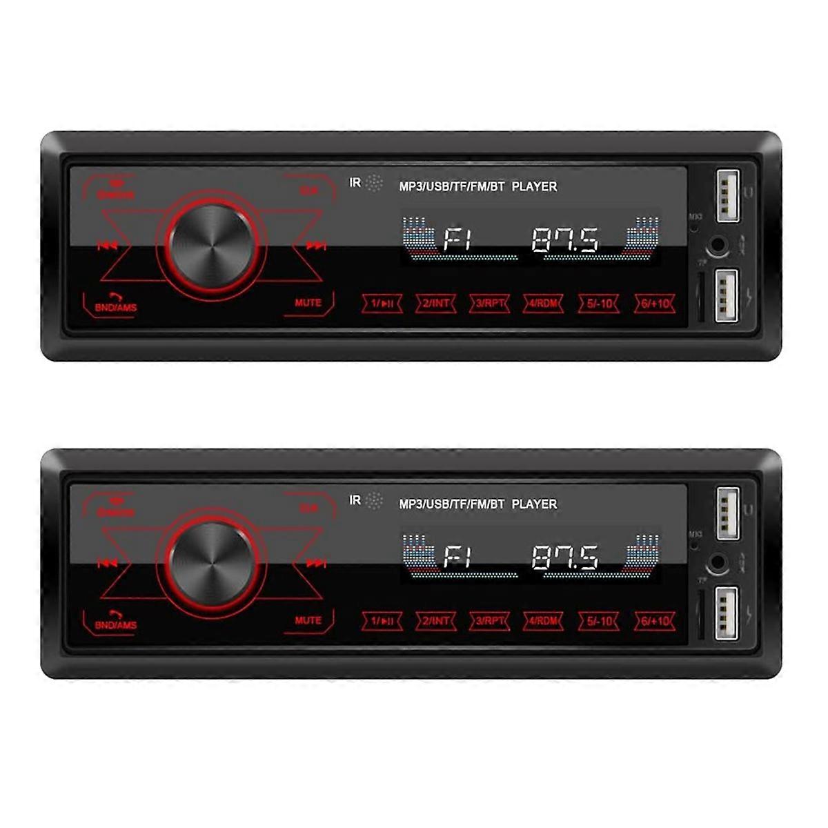 Car Stereo Bluetooth Touch Screen Car Radio Bluetooth 4X60W 7 Colours