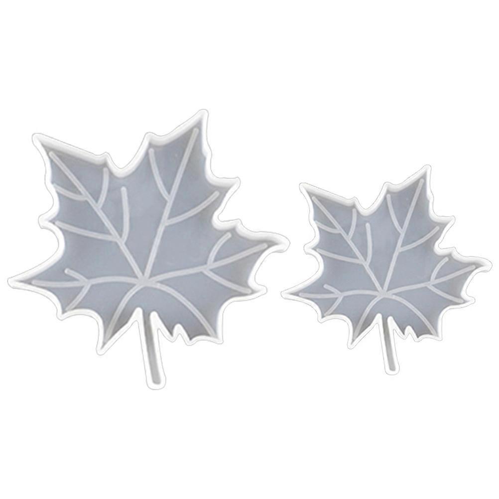 Silicone Molds Casting Moulds Leaf Coaster Artists Diy Activities Handmade 2Pcs