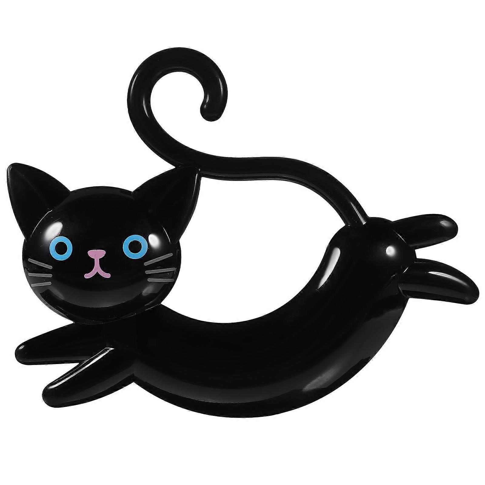 Plastic Bathroom Towel Rack Cat Towel Hanger with Suction Cup