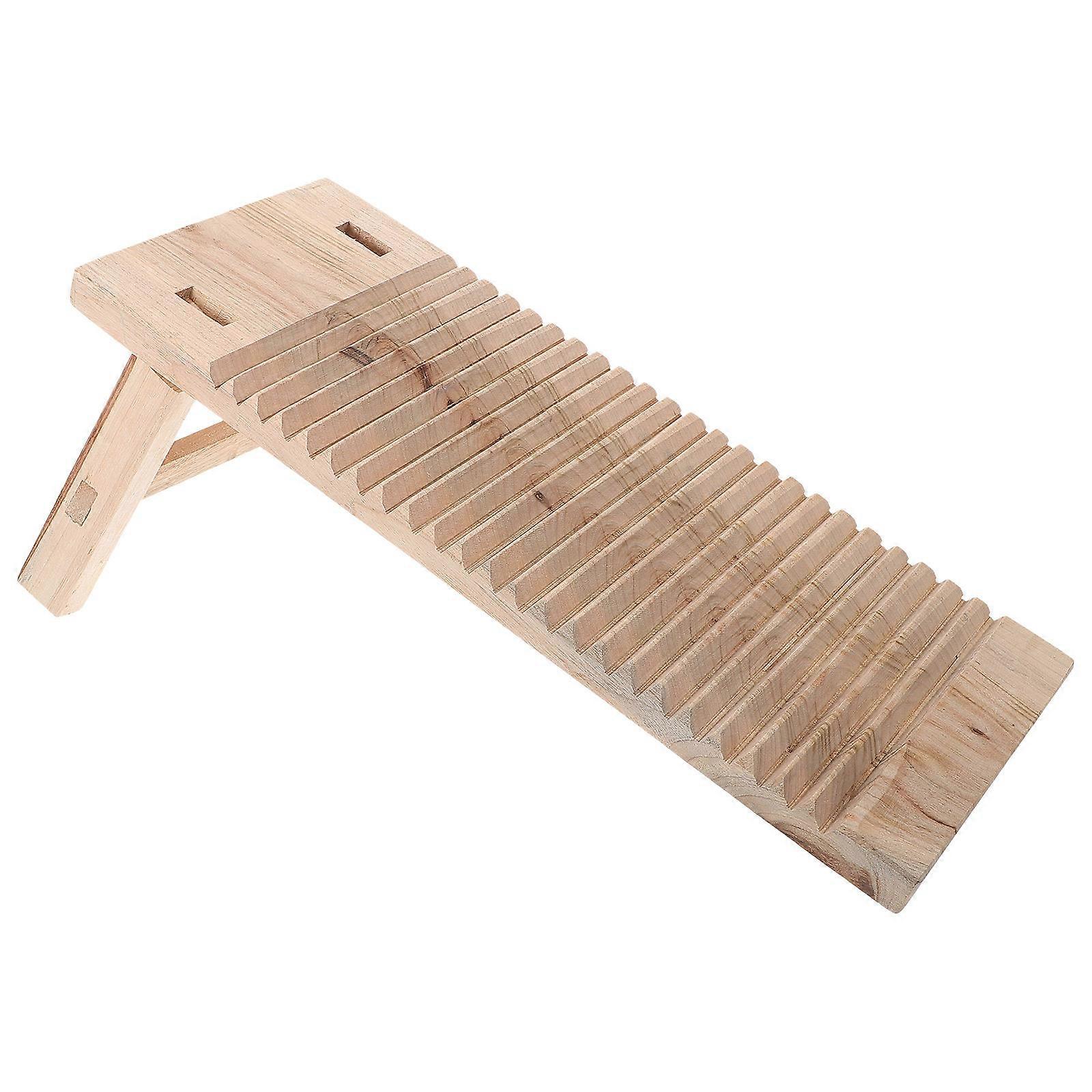 washboard for Hand Washing Clothes with AntiSlip Design Synthetic Material Khaki Color 7.5 x 12.8 Inches