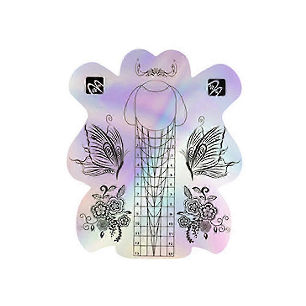 Tizzy Ultra Strong Slim Butterfly C Curve Nail Shape for Acrylic Applications