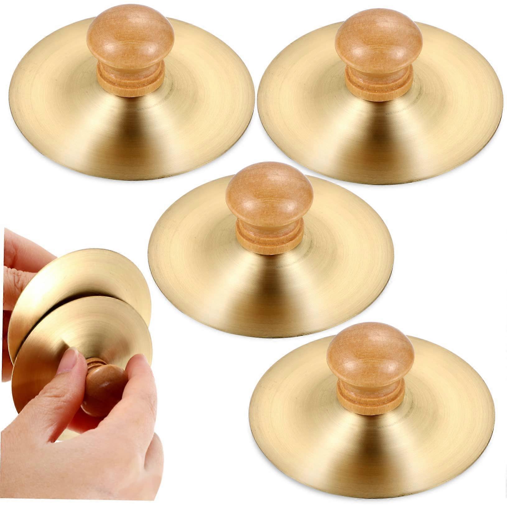 2 pairs of percussion instruments for children's drum, small finger cymbals, finger cymbals for toddlers
