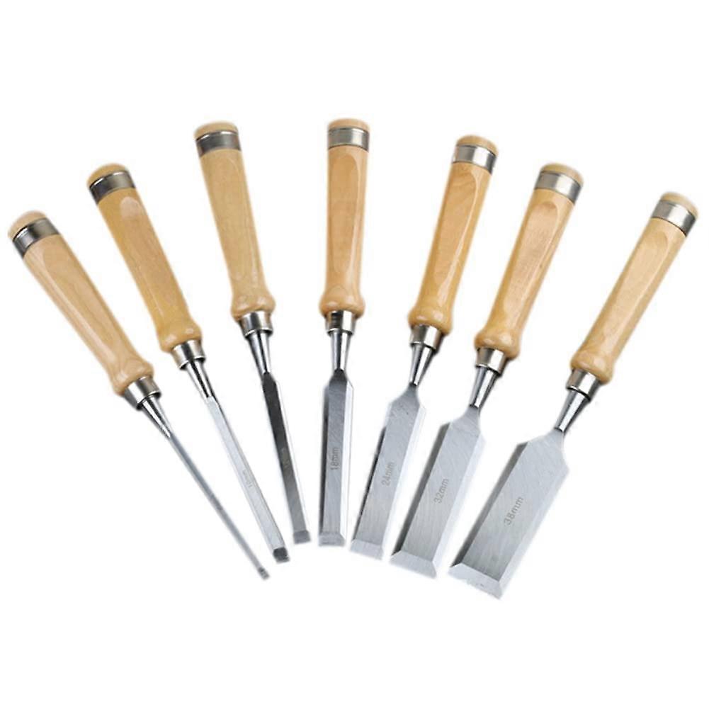 Wood Chisel Set With Sharpening Stone And Grinding Guide For Woodworking Mortise Chisels And Tools