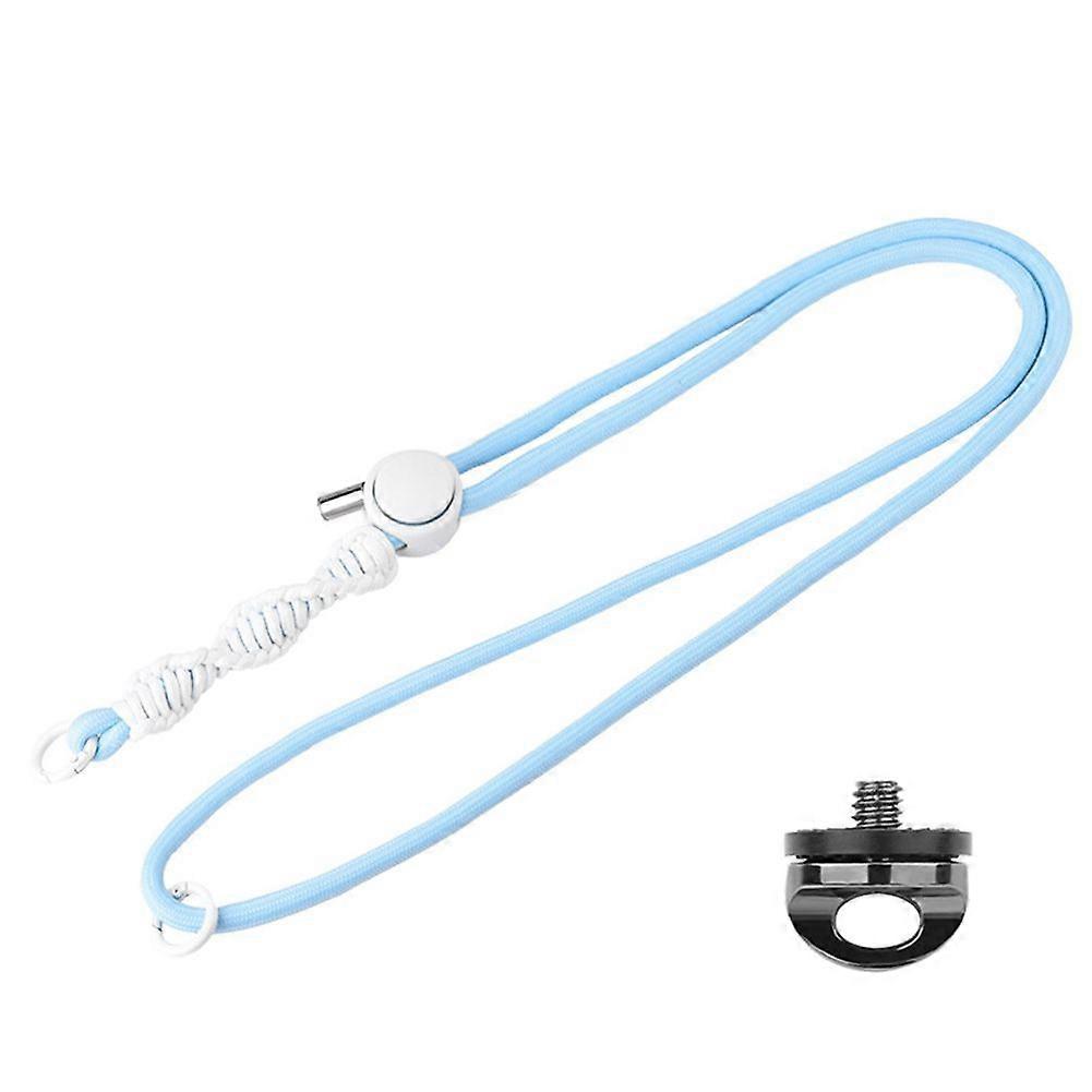 Alça de Pescoço de Cordão de Câmera Ajustável para Bolso 3 X3 X4 com Parafuso de 1/4in Corda de Segurança Anti-Perda C