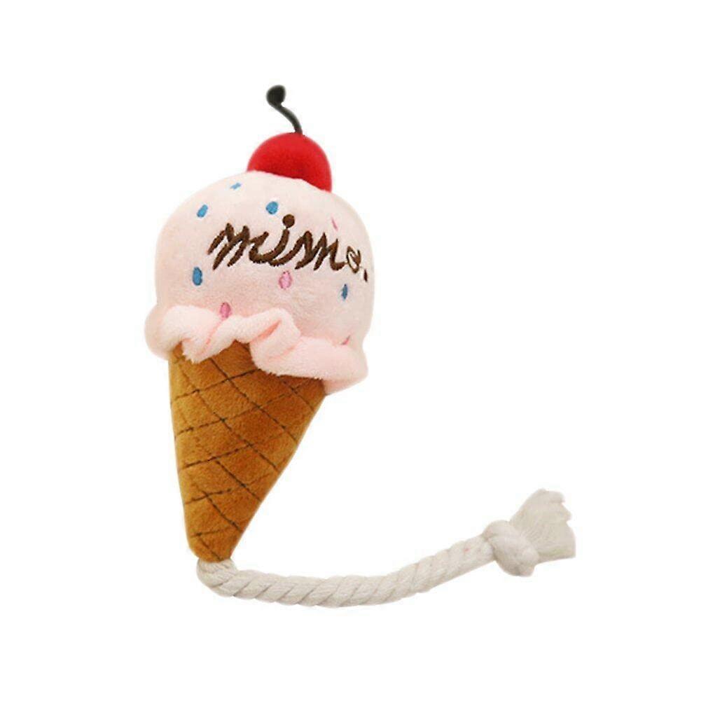 PULABO Dog Chew Toy Squeaky Dog Toy Pet Plush Toy Chew Toy Ice Mould Pet Toy for Dogs Cats 13 cm and Practical