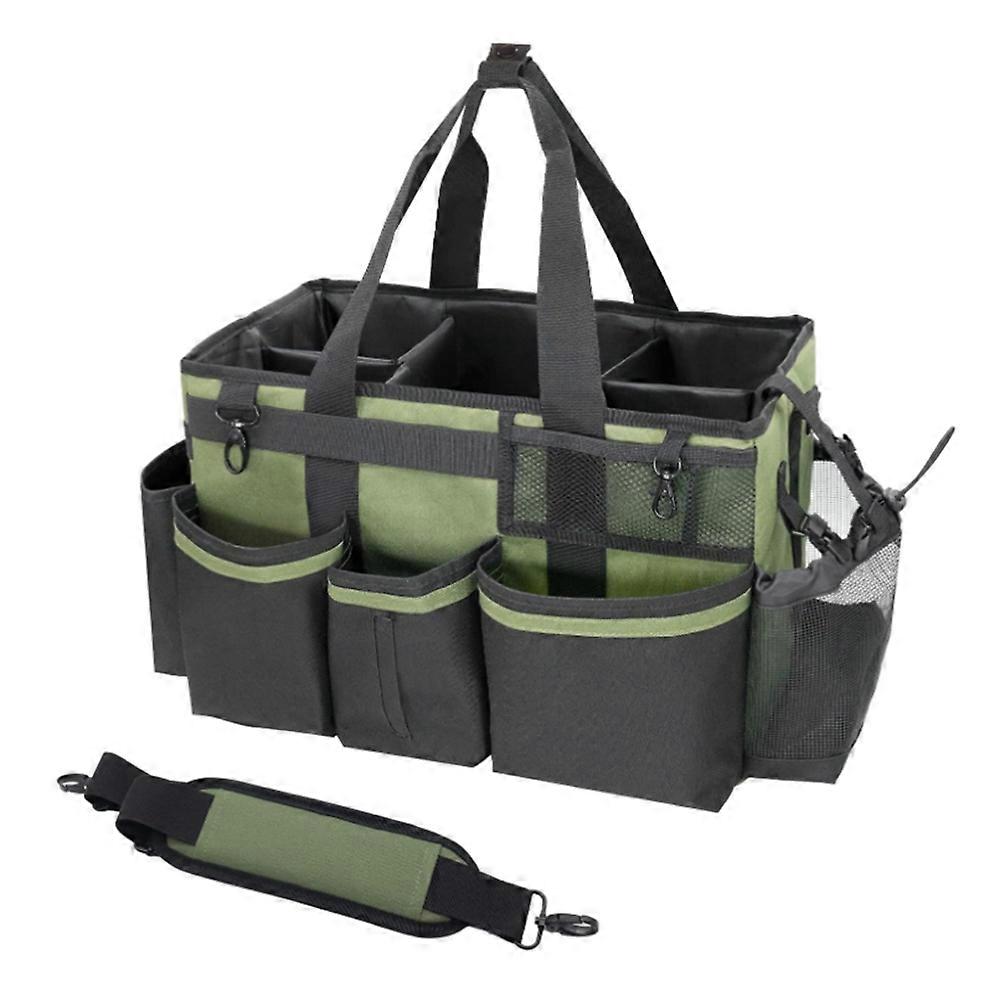 Cleaning Tools Organizer with Handle Shoulder Straps for Housekeepers
