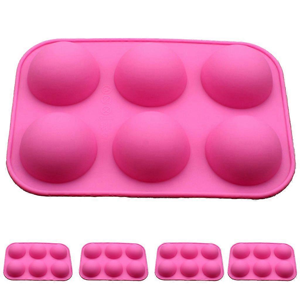 Solid color silicone hemispherical cake muffin dessert DIY baking mold tool