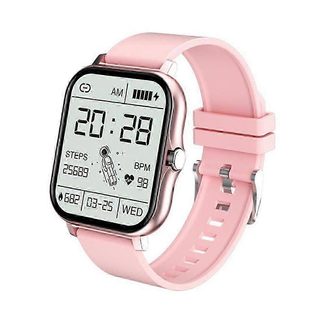 ساعة ذكية تستقبل/الاتصال بالمكالمات، ساعة ذكية مقاس 1.81 بوصة مع تحكم صوتي الذكاء الاصطناعي، ضغط الدم/SpO2/جهاز مراقبة معدل ضربات القلب