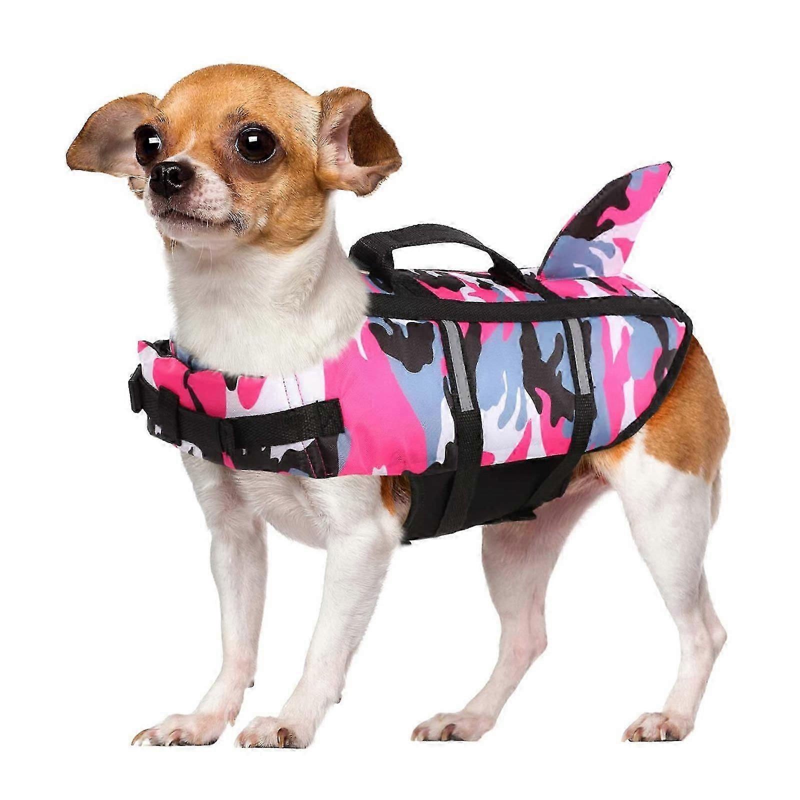 Pet Life Preserver Vest Dog Life Vest Adjustable Belt with Handle for Pool Adjustable Dog Summer Clothes XXL