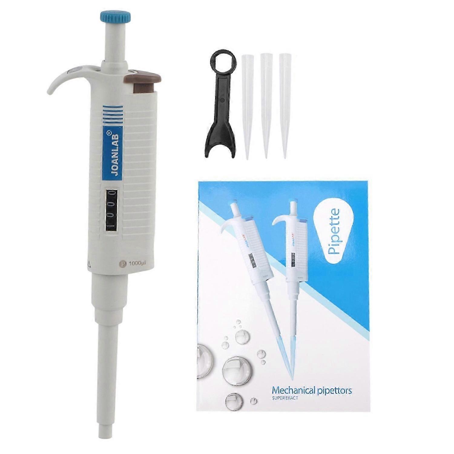 U1000 1001000ul Manual Pipette Whole Set Sterilizing Micro Adjustable Pipette