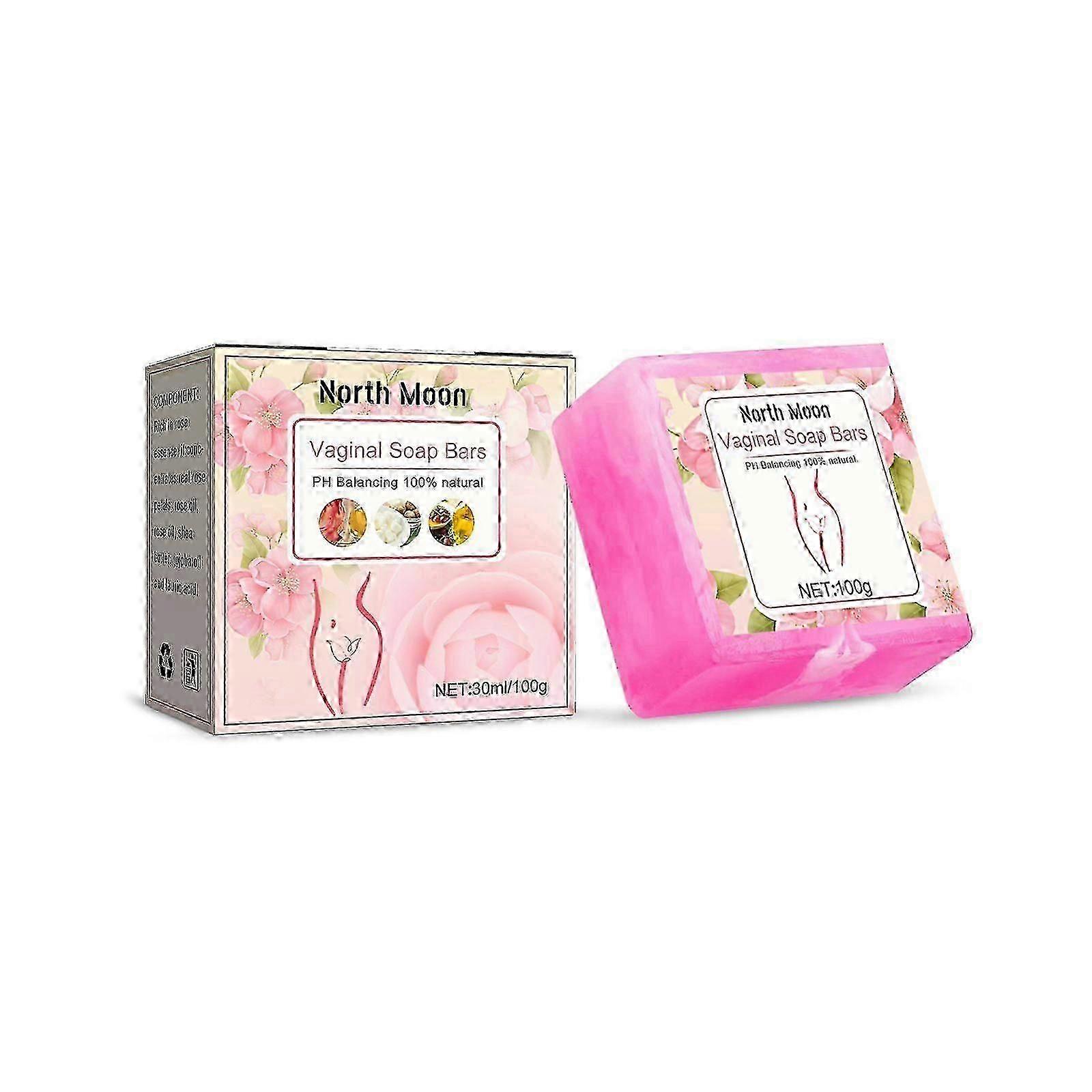 North Moon Women's Cleansing and Care Essence Body Skin Cleansing and Gentle Bath Soap Treatment Essence