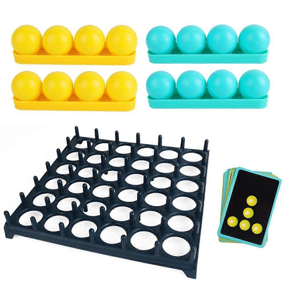 Pong Challenge Game Bounce Ball Board Game for Kid Family Party Interactive Desktop Bouncing Toy