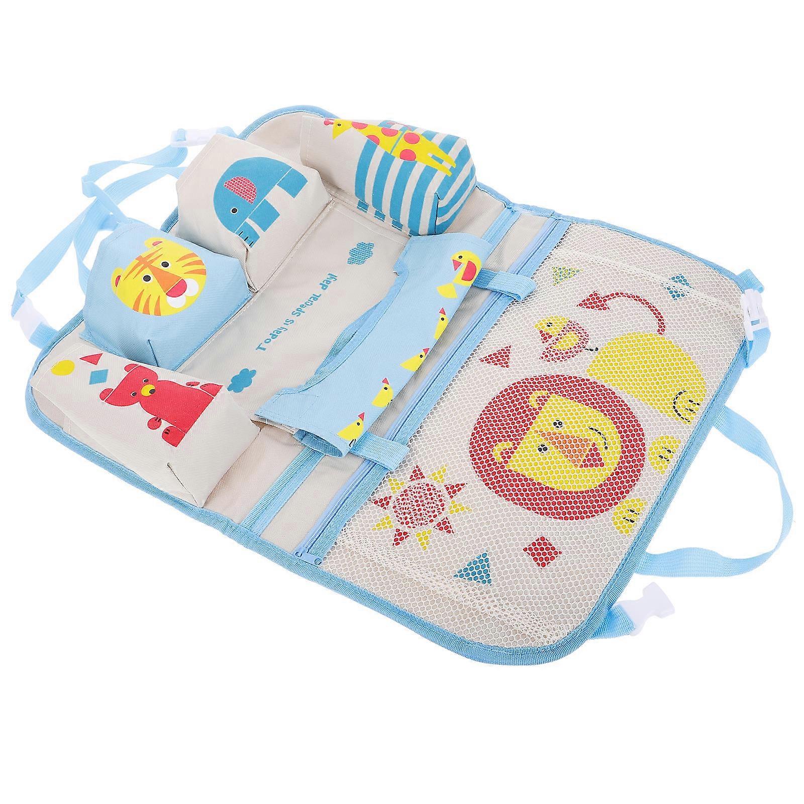 Back Organizer Hanging Storage Bag For Children Bottles Tissues Toys Multi 52.50X41.50X8.00CM Storage 1Pack