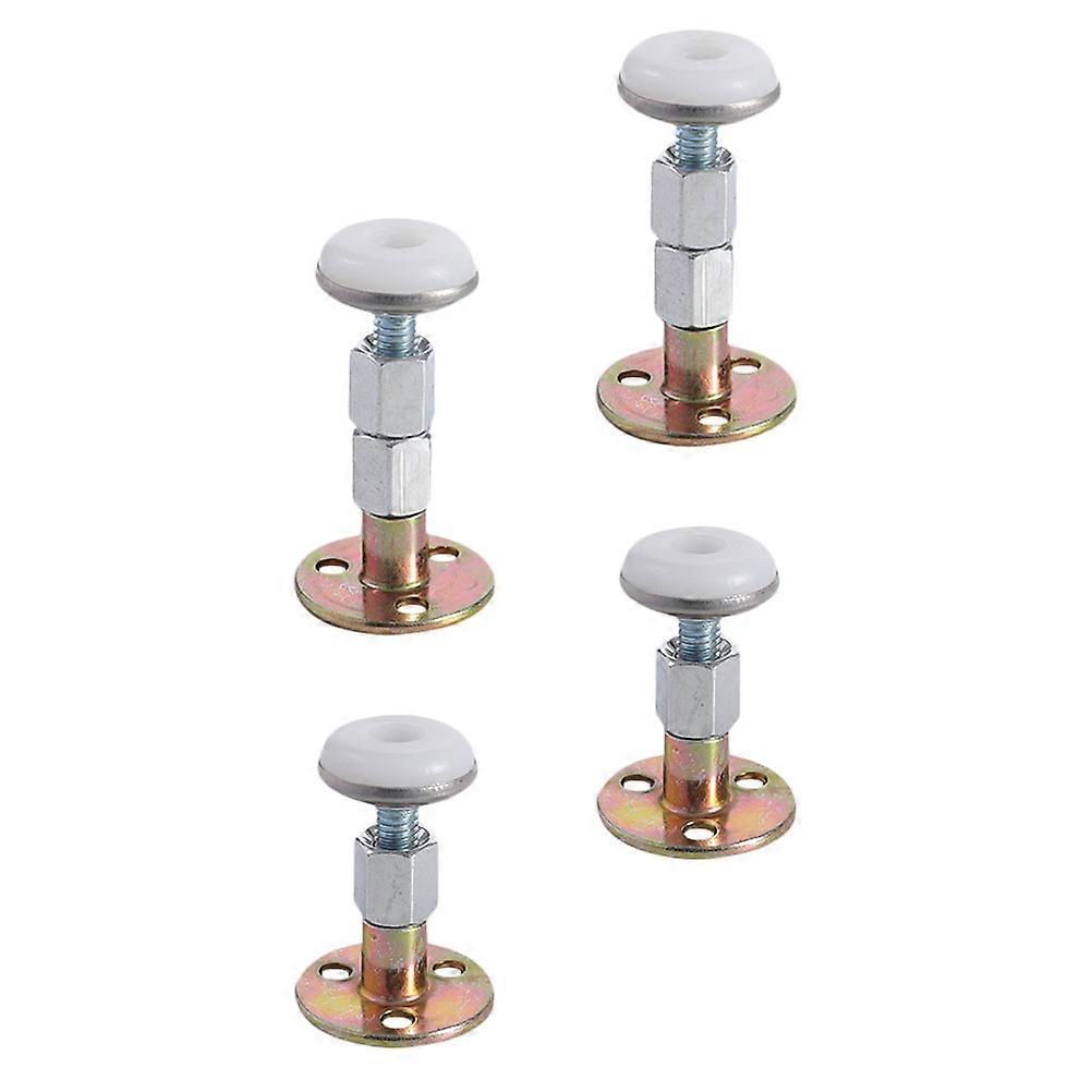 4pcs Adjustable Bed Board Stabilizers for Noise Free Bedside Headboard Support – Universal Fit for Medium and Large Beds