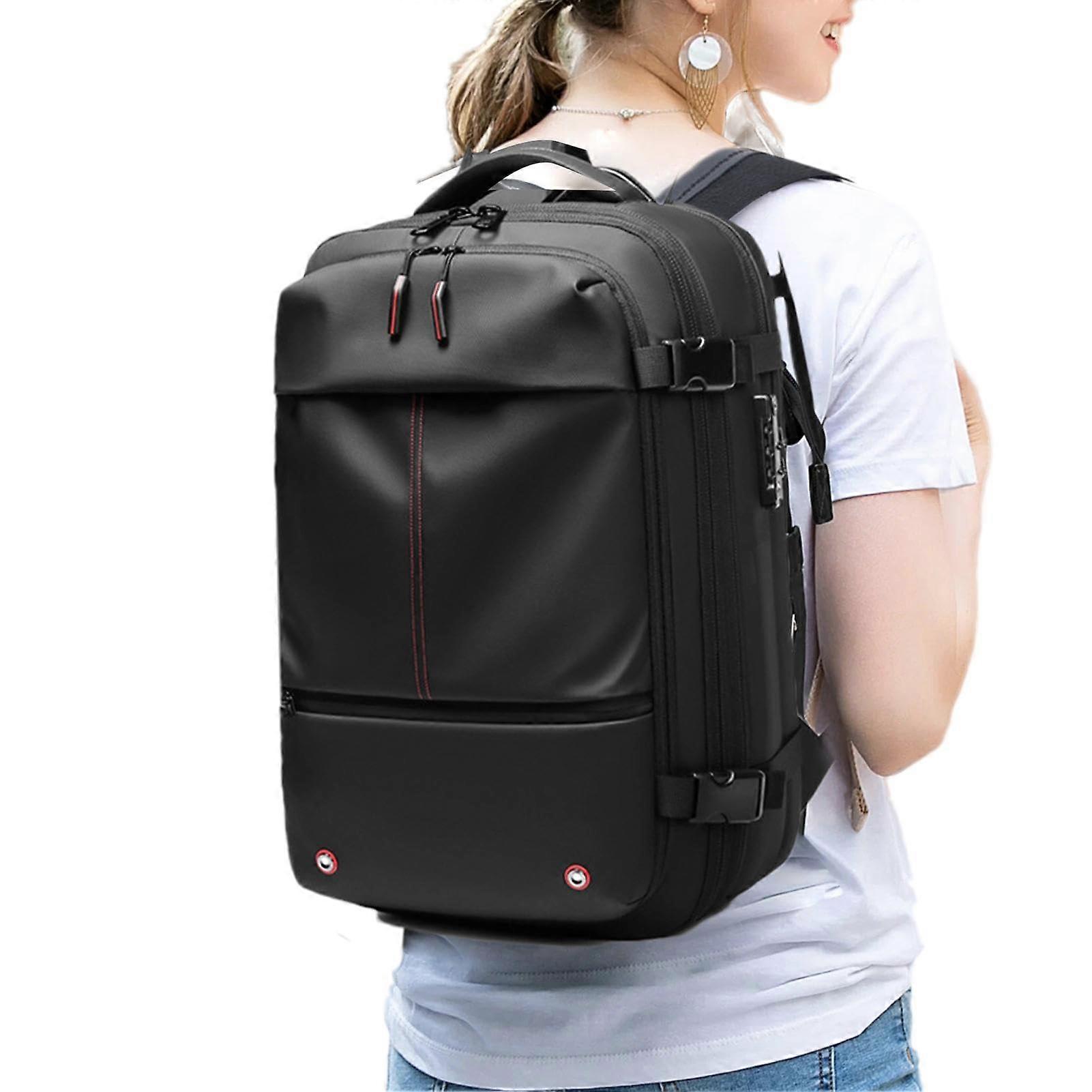 Travel Vacuum Backpack Large Capacity Airbag AntiTheft 60L Expandable Airpack