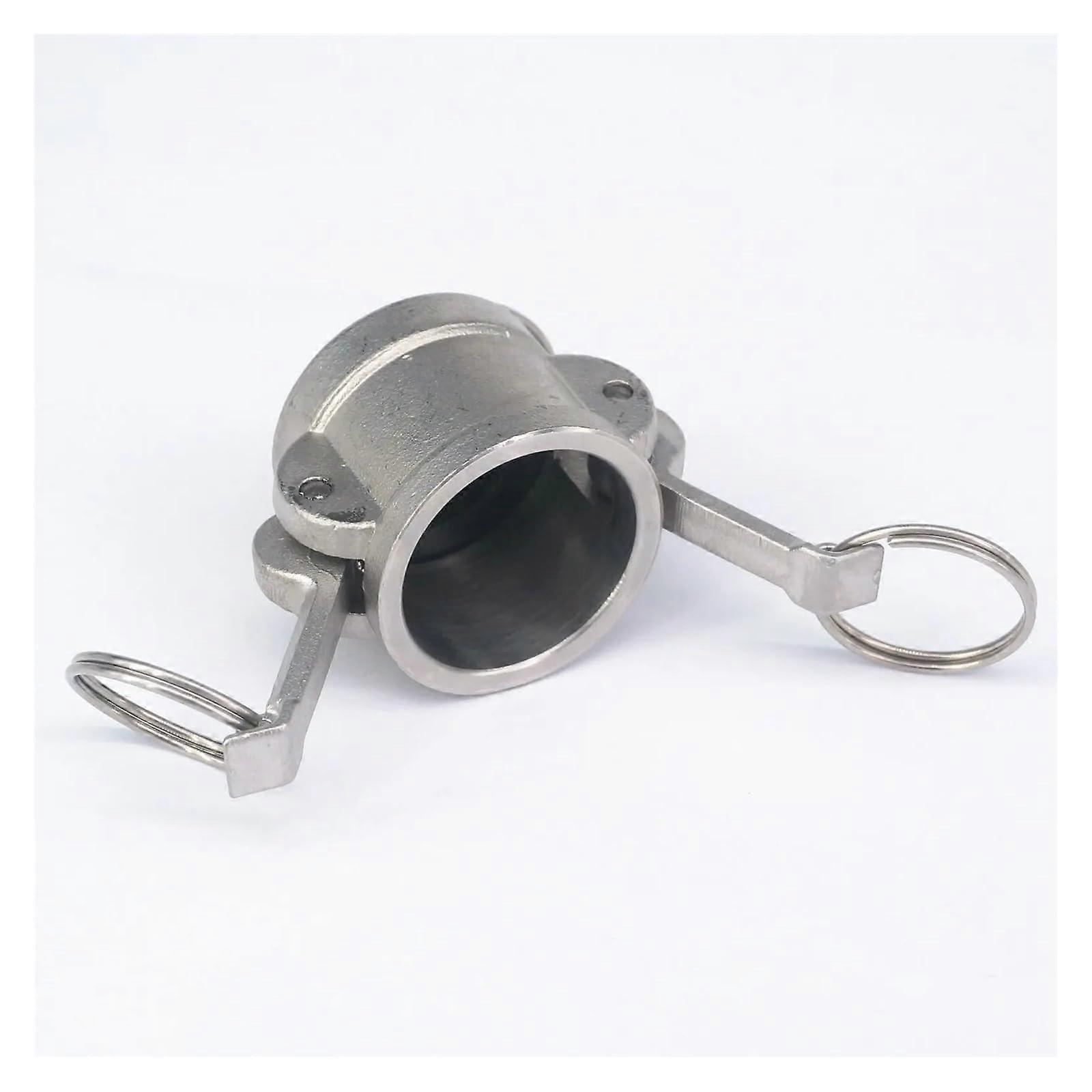 2' 304 Stainless Steel Type DC Camlock Fitting Cam and Groove Adapter Cap Stop Flow