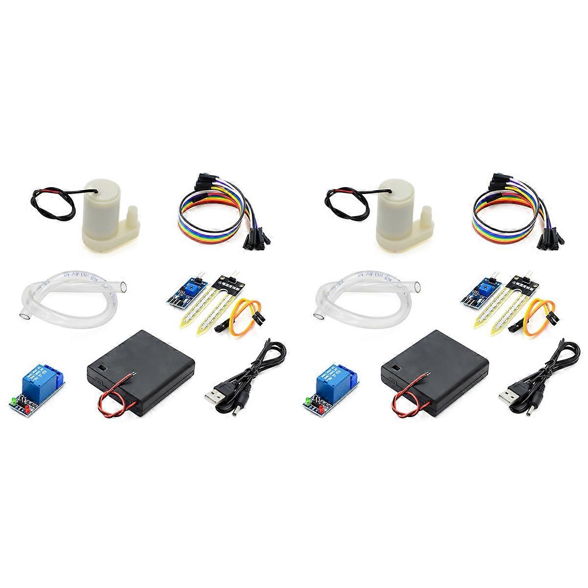 1Set Automatic Irrigation DIY Kit Water Pump Soil Moisture Detection