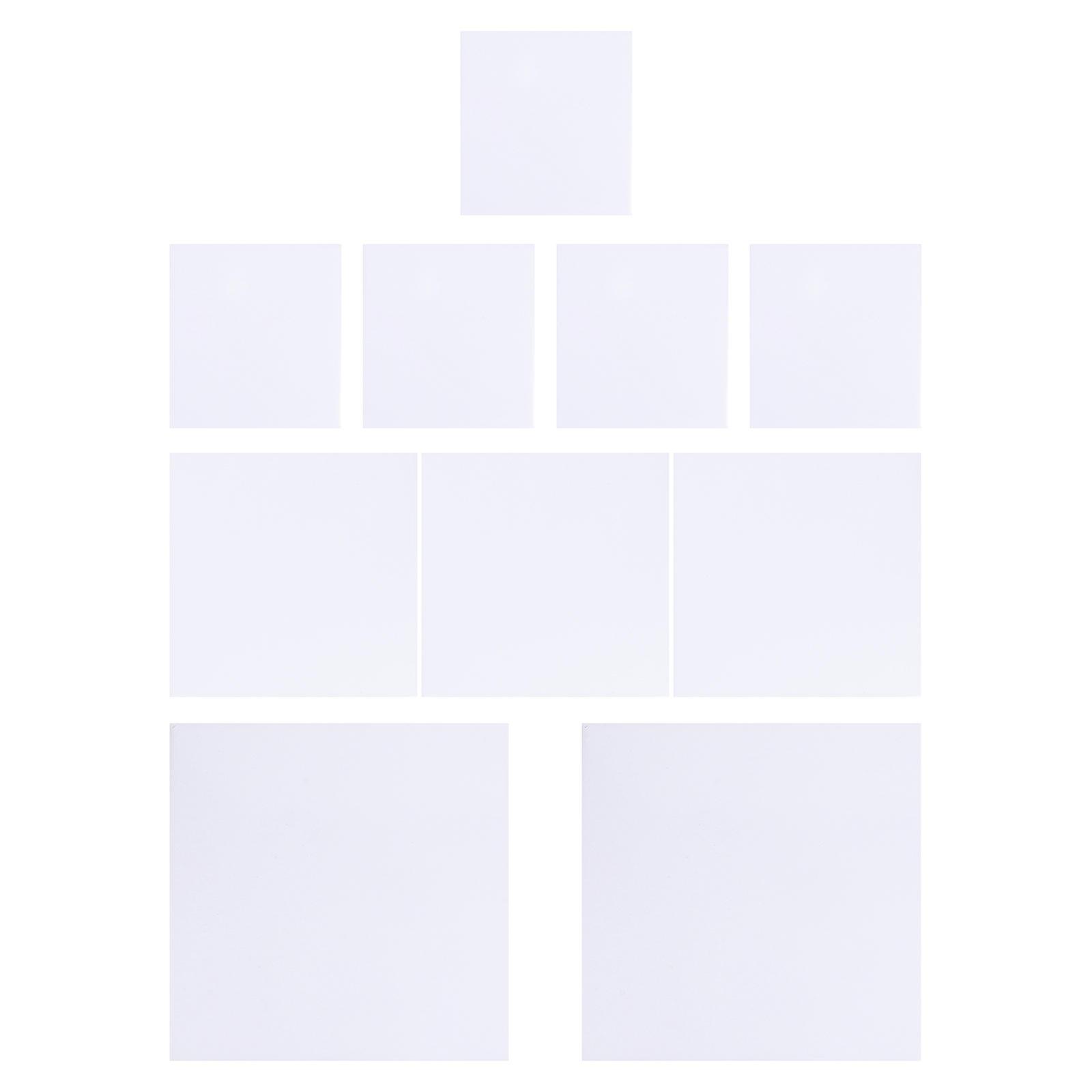 Paintable Ceramic Tiles Thermal Transfer Blank For 10X10cm 10Pcs