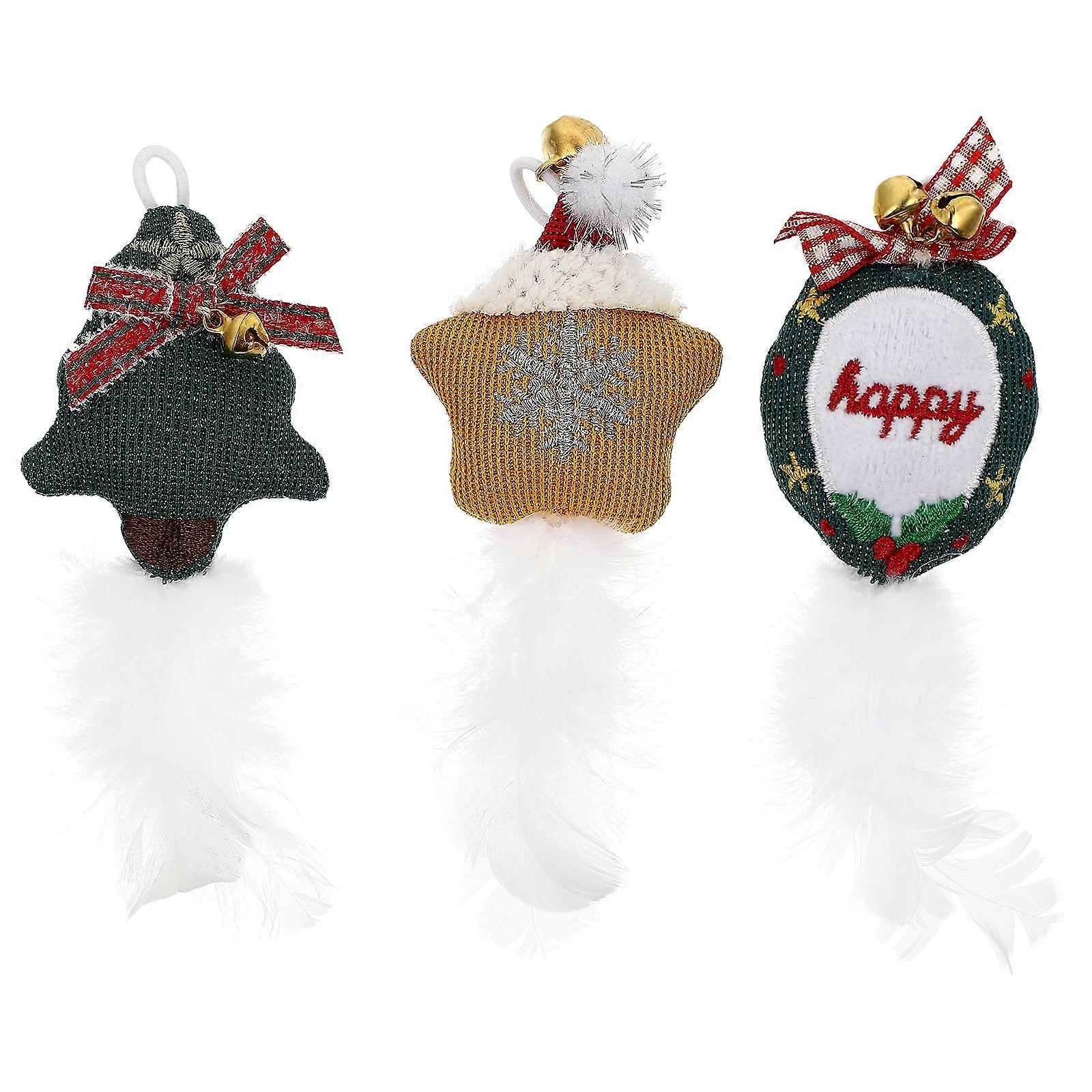 Cat Toy Interactive Pet Cat Toys Interactive Play Daily Use Assorted Color 3Pcs