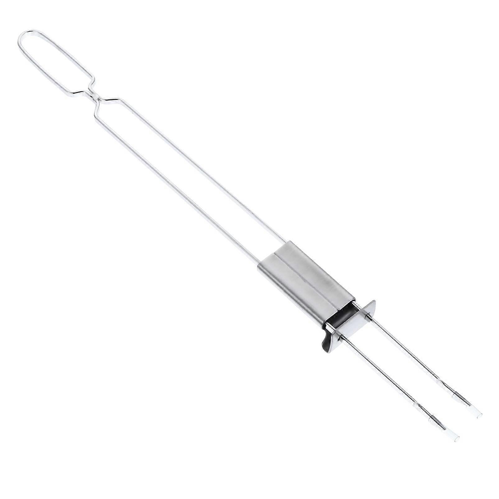 Stainless Steel Barbecue Fork - Grilling Forks, Metal Skewers for Sausages, Hot Pot, and Cooking Sticks