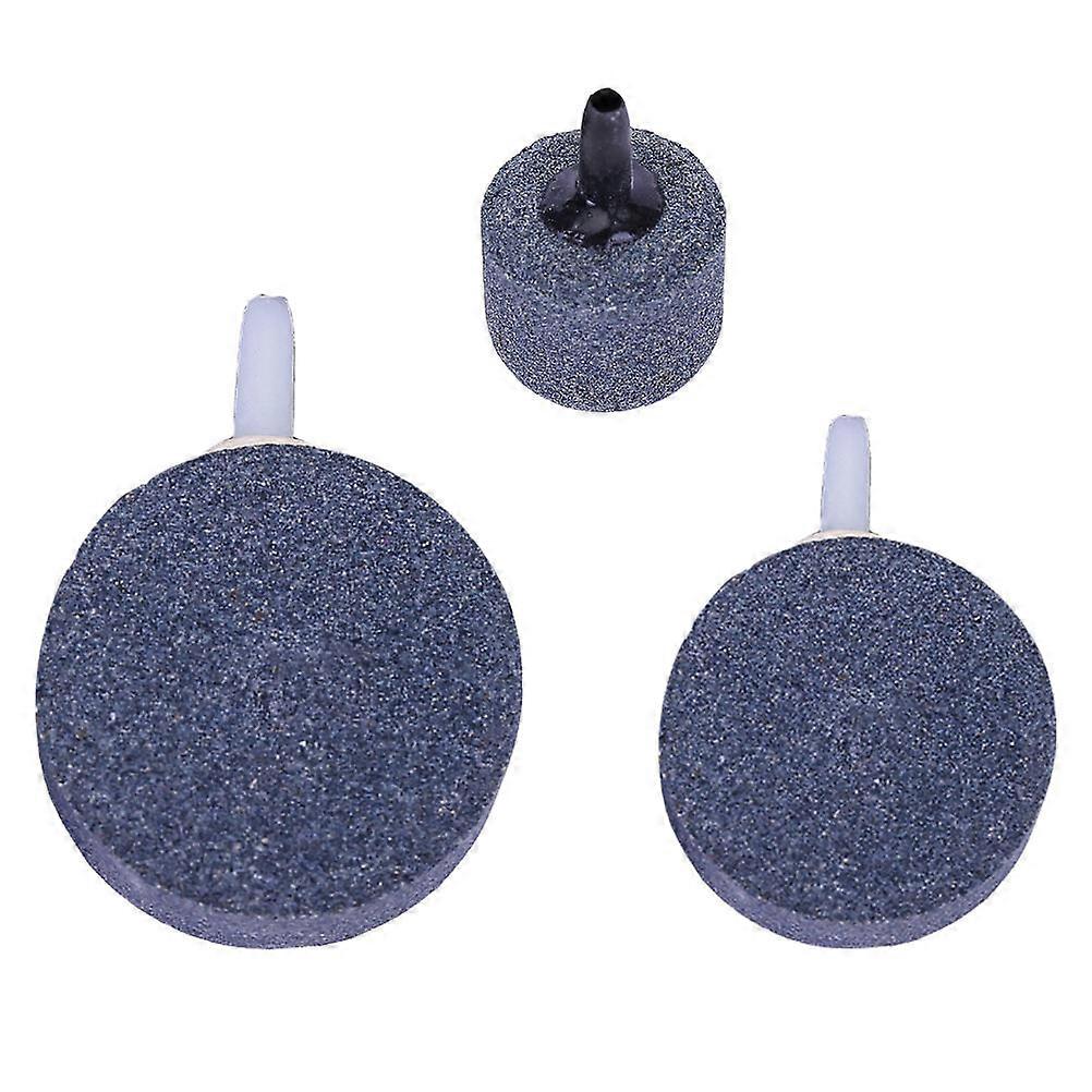 Aquarium Oxygen Stone Practical Oxygenation Hydroponic System Grey 6-8cm 3Pcs