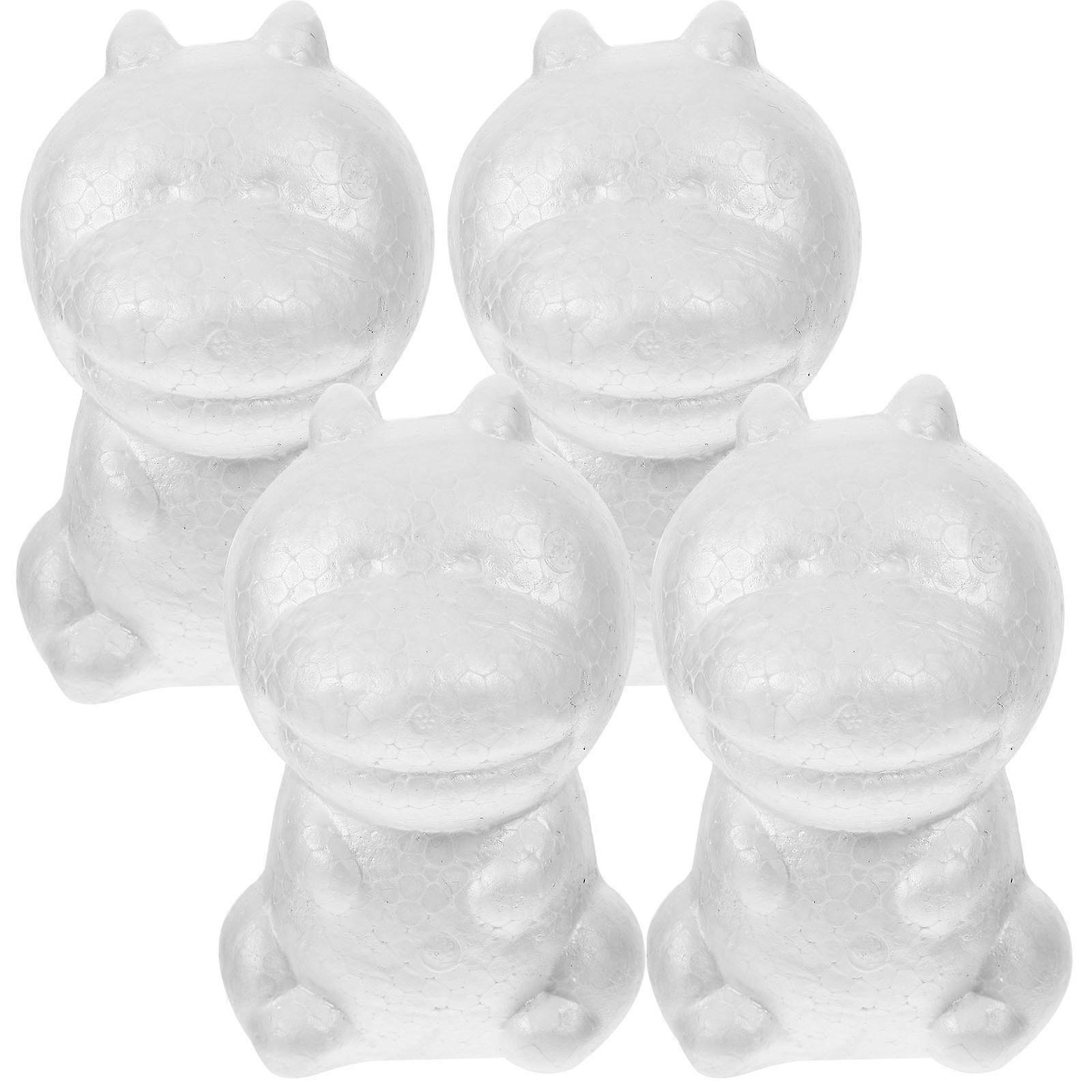 Polystyrene Shapes For Crafts Cartoon Dragon Model Party Decoration 14.5Cm 4Pcs