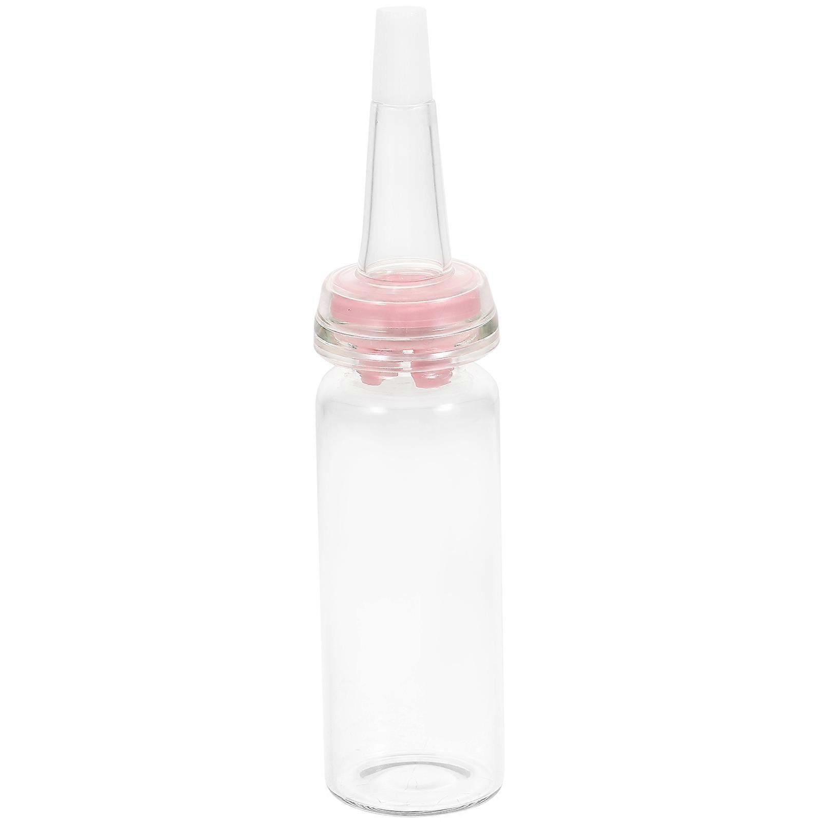 Glass Feeding Bottle with Silicone Nipple and Cap for Small Animals – Lightweight, Safe, and Convenient for Hamsters, Squirrels, Hedgehogs, and Sugar