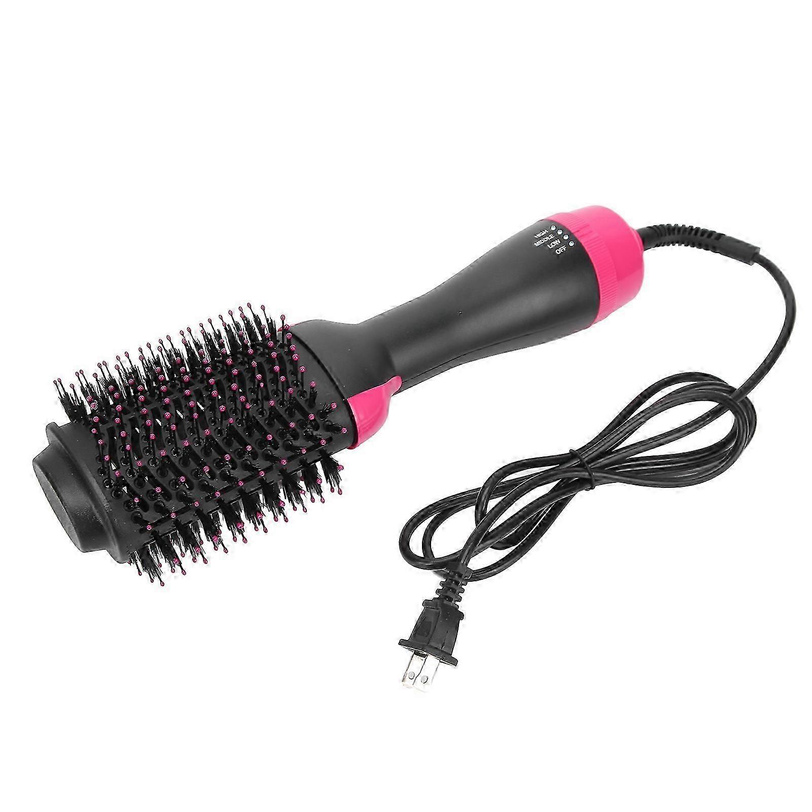 Electric Hair Dryer Brush Hot Air Brush Negative Ionic Salon Hair Styling Brush Hot Hair Comb US Plug 110V