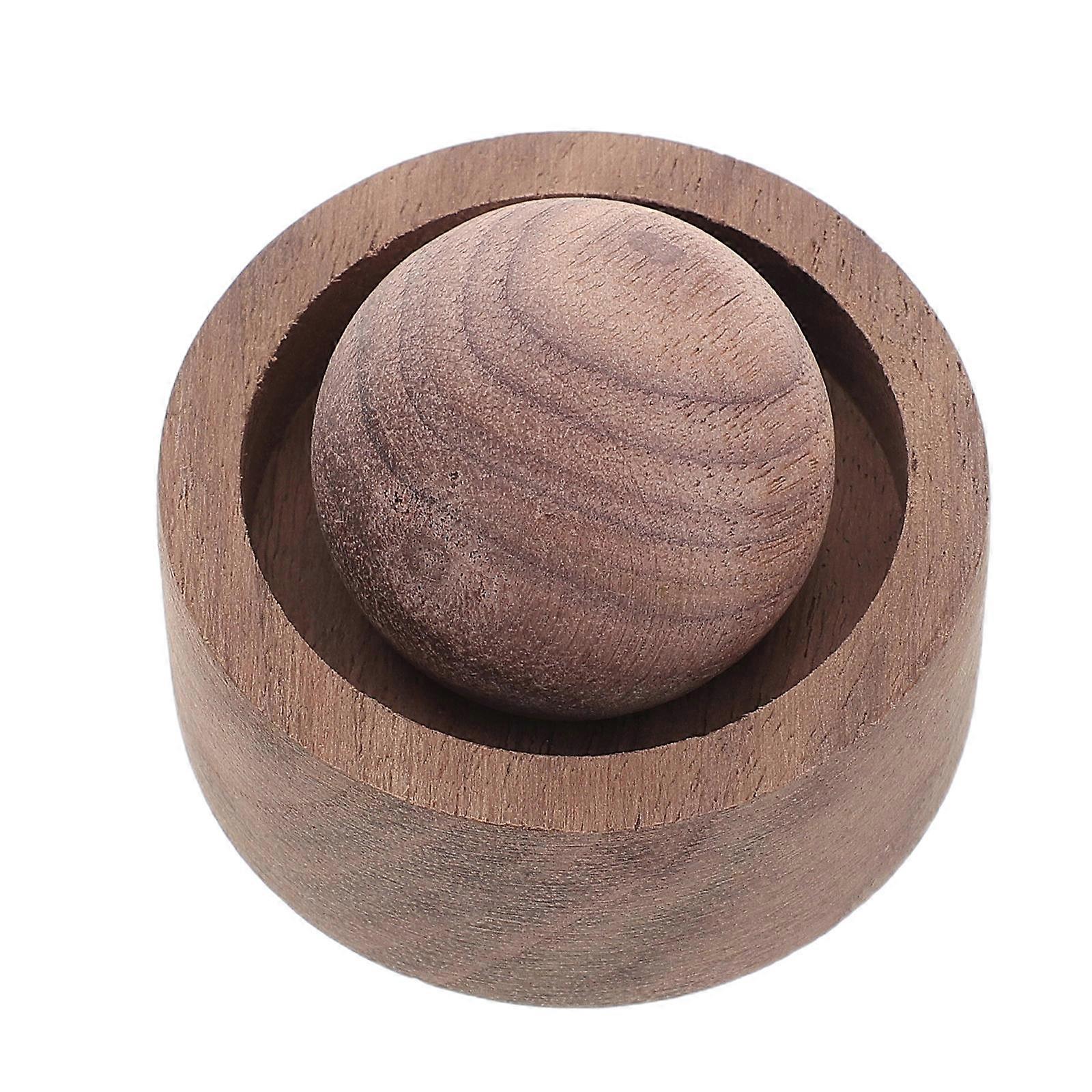 Wooden Aromatherapy Diffuser for Car and Home Coffee Color Wooden Material Fragrance Portable Design 1 piece