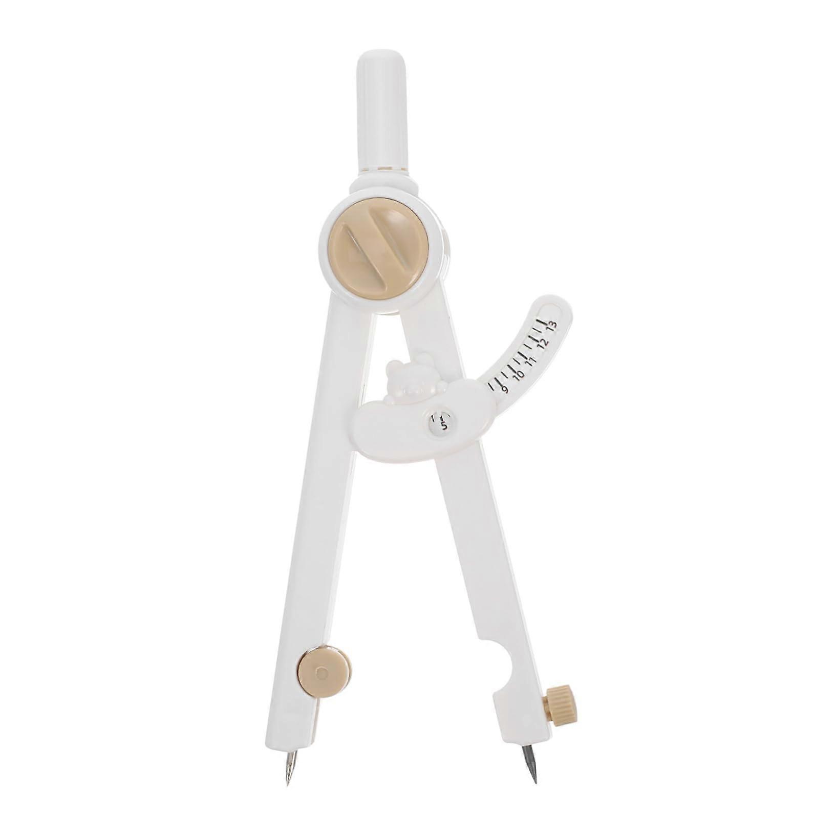 Adjustable Drawing Compass Versatile Tool for Classrooms, Precise Drawing and Durable Plastic for Teachers and Students