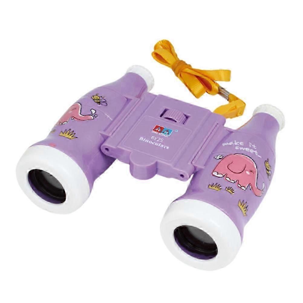 子供のための望遠鏡初心者子供双眼鏡屋外観察ラベンダー65x6x4Cm倍率1個