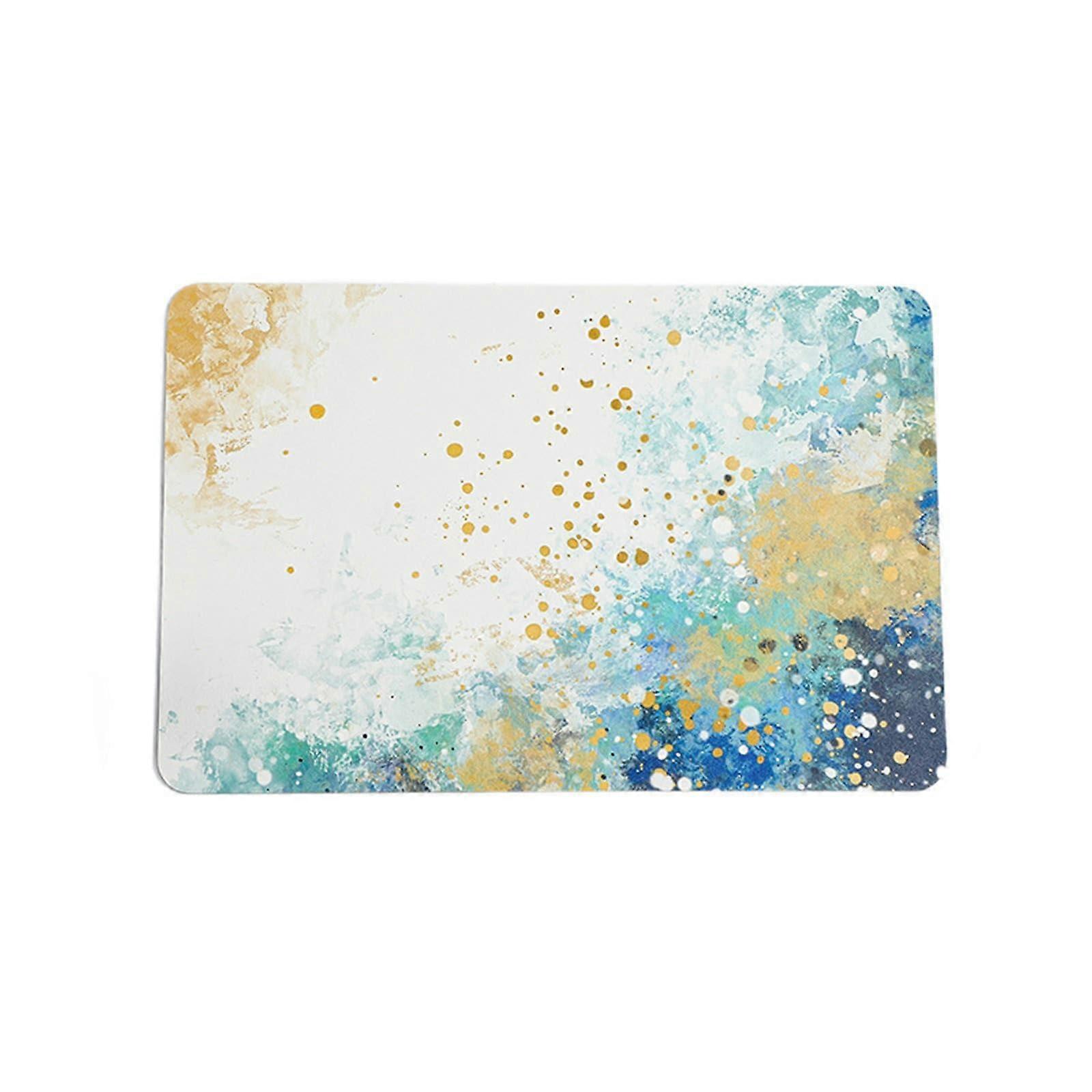 Washable Christmas Table Mats, Square 4Piece Set, PVC AntiSlip, 45x30CM