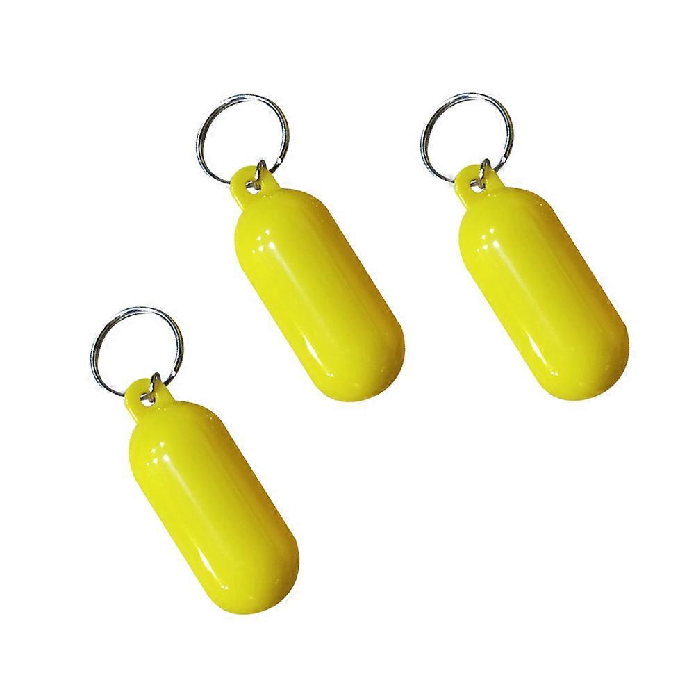 Water Float Keychain Floating Key Chain Sailing Simple Design 3Pack