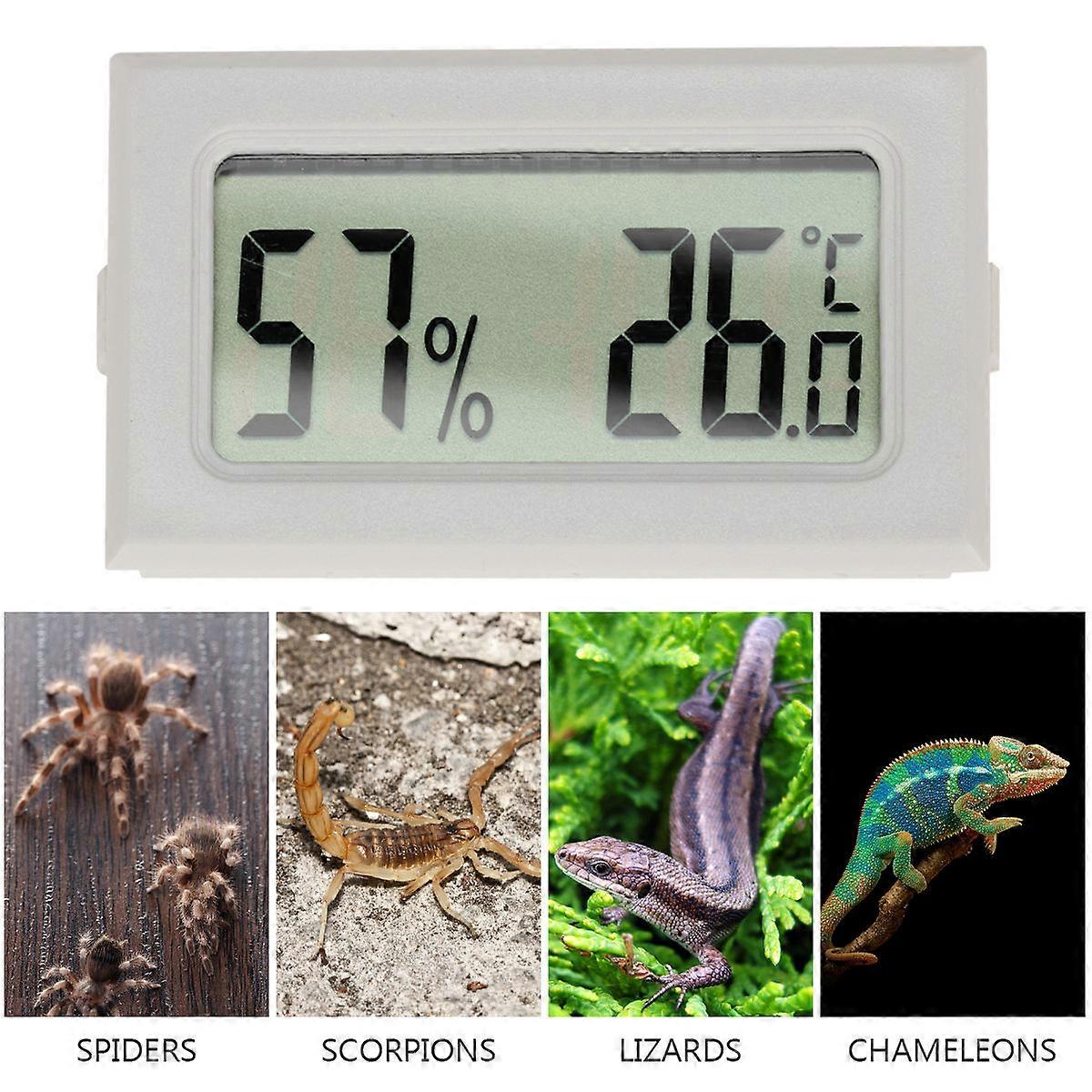Digital Hygroscope with Wireless Thermometer for Measuring Use White ABS Material Refresh Every 5 Seconds