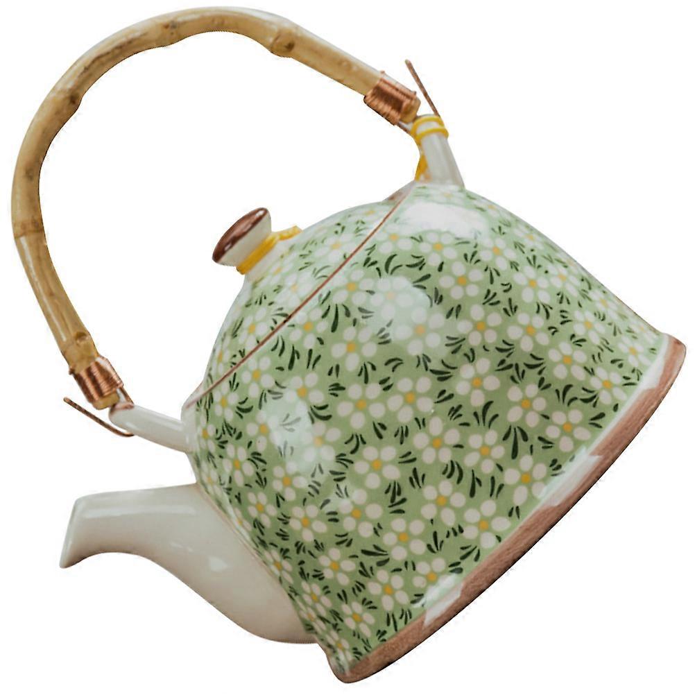 Japanese Teapot With Infuser Ceramic Tea Pot Household Item For Afternoon Tea 1Set