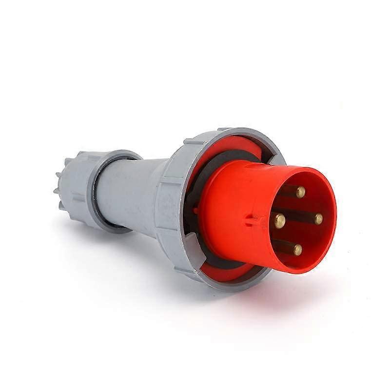 Waterproof industrial plug connector 4Pin 63A 6h 380V415V 3PE IP67
