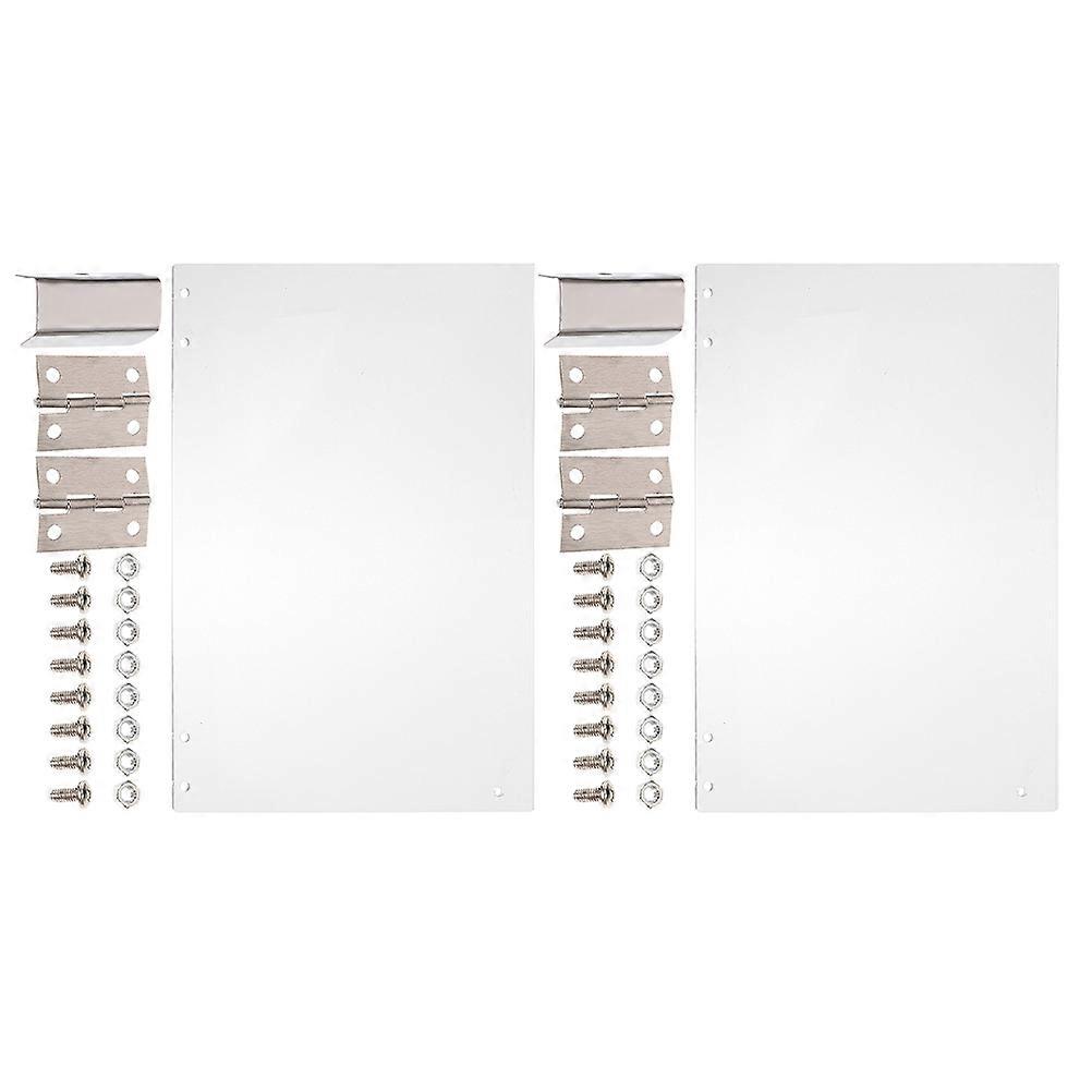 Commercial Popcorn Machine Part Transparent Protective Baffle Sleek Appearance 36.3X21.5CM 2Pcs