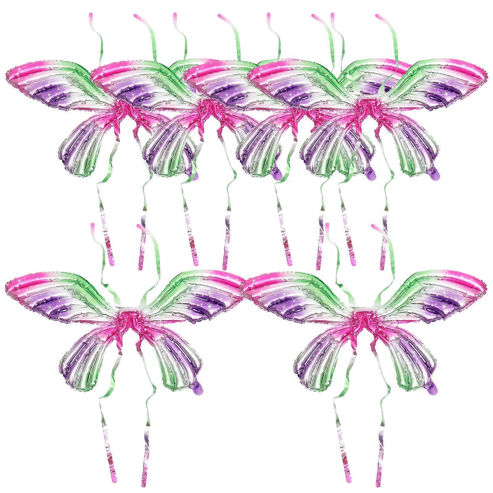 Wing Modeling Balloon Photo Prop Halloween Decoration 90X75cm Multi Colored 1Set