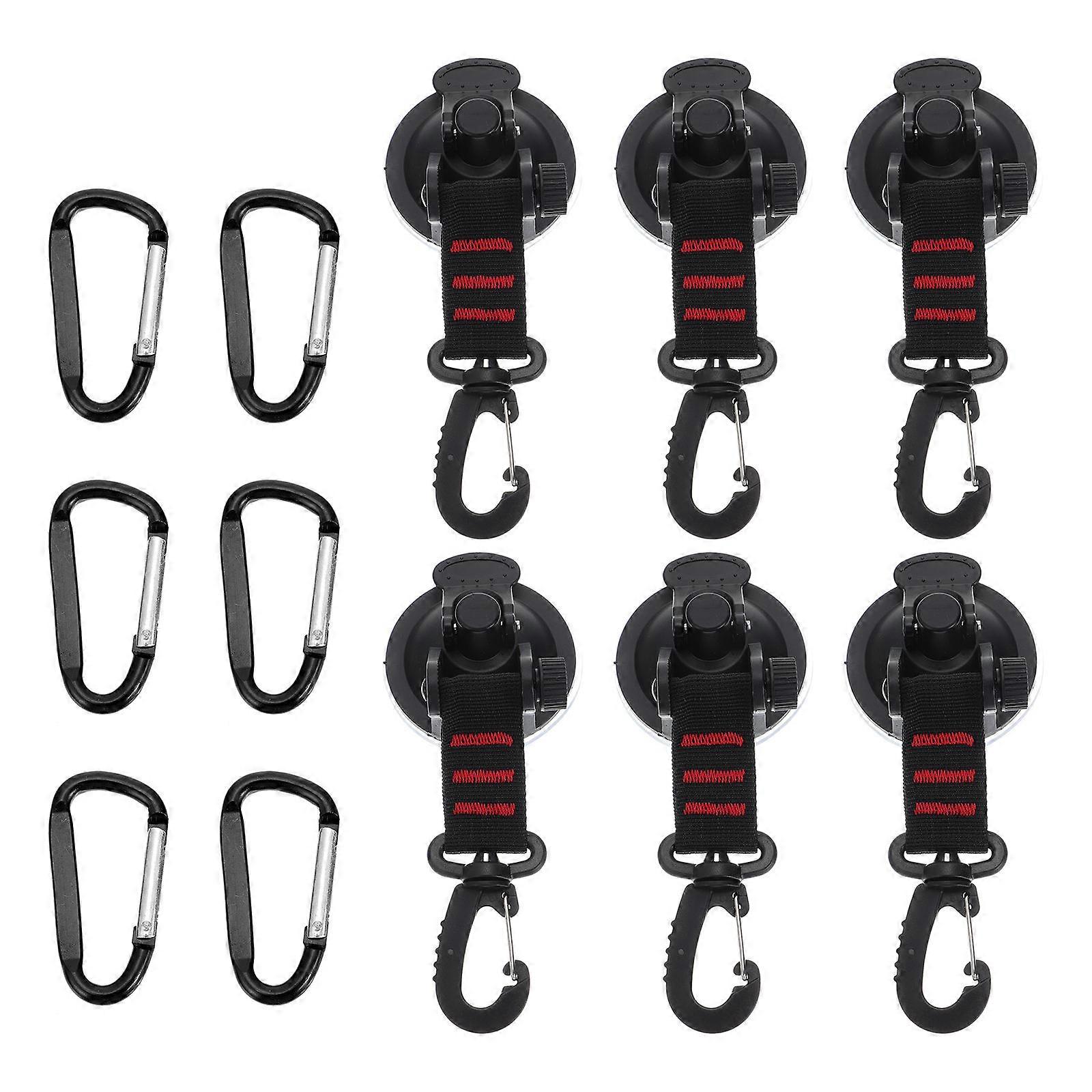 Suction Cup Anchors For Securing Tents Sunshades Paddle Boards 6Pcs Abs Nylon