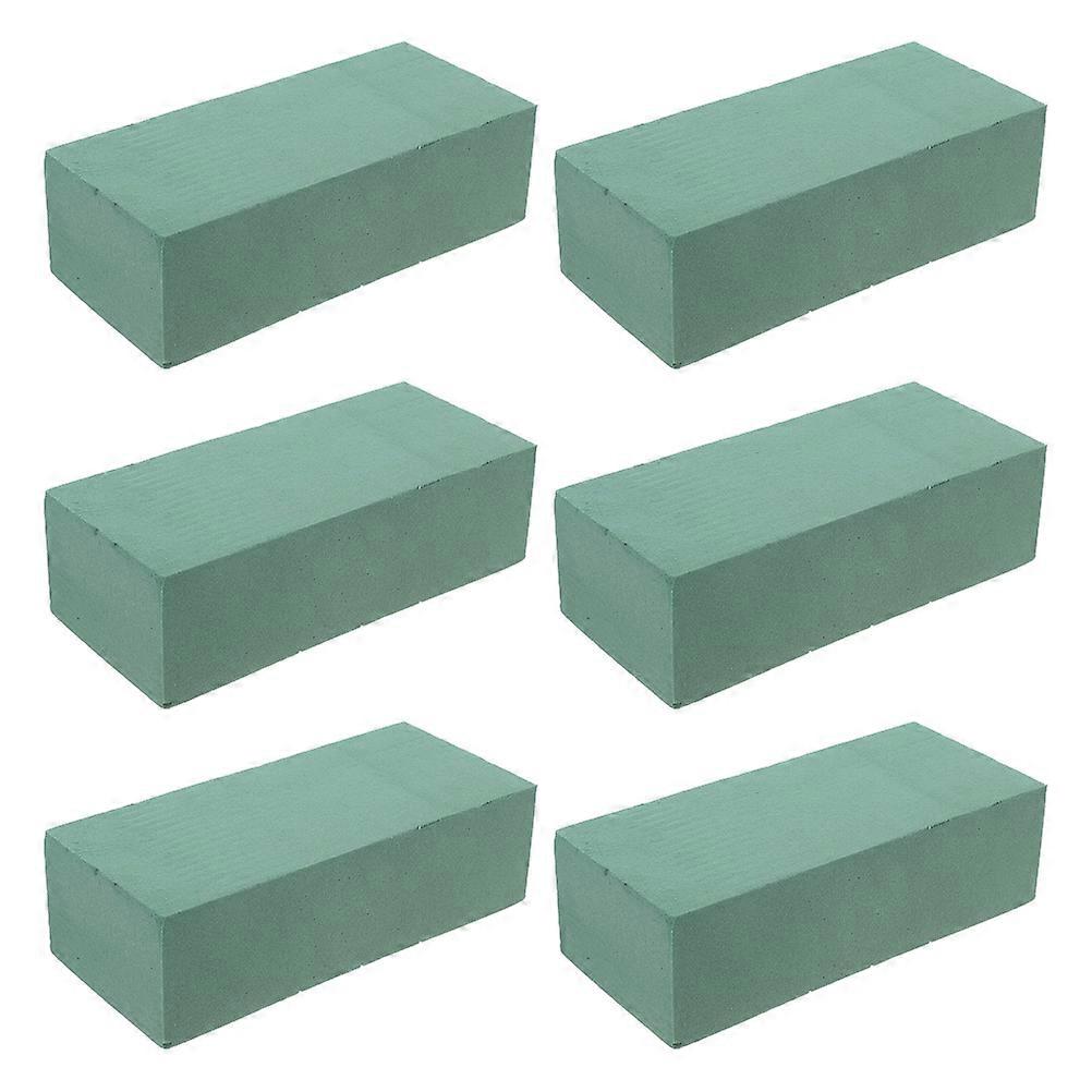 6pcs Floral Foam Blocks for Durable Flower Arrangements Ideal for Weddings, Events & DIY Projects with Fresh Flowers
