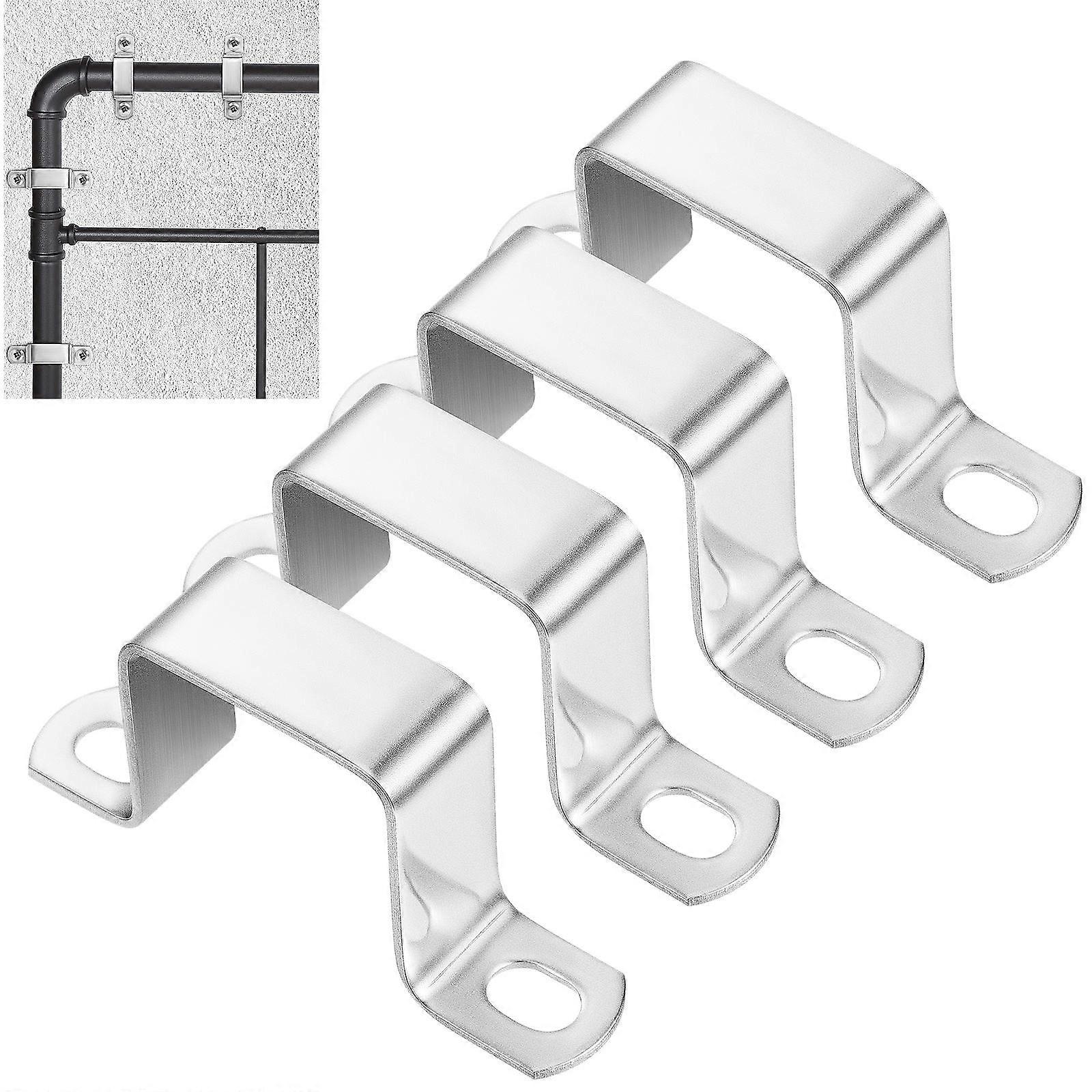 Line Clamps Pipe Clamp Bracket Small Clamp Hose Clamp Fasteners Various Settings 4Set
