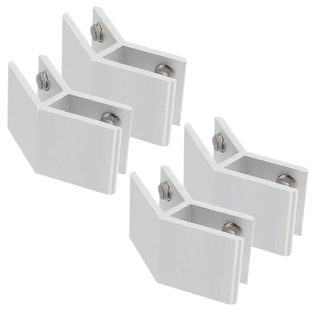Metal Clamps for Glass Silver Colour 7X4X3.9CM Rubber Material Clamping Function 1 Set Suitable for Swimming Pool Fence