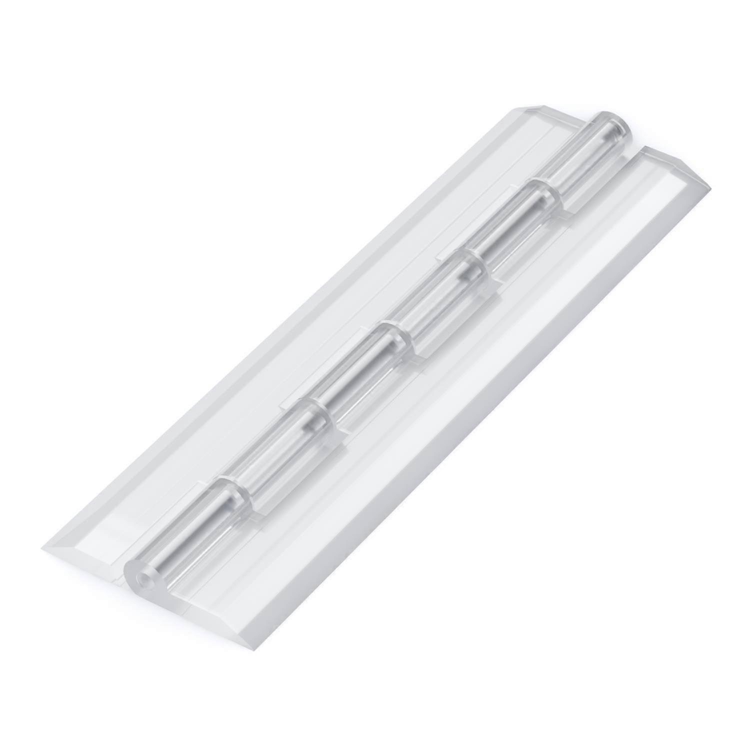 Clear Acrylic Hinges, 150mm, Piano Hinges