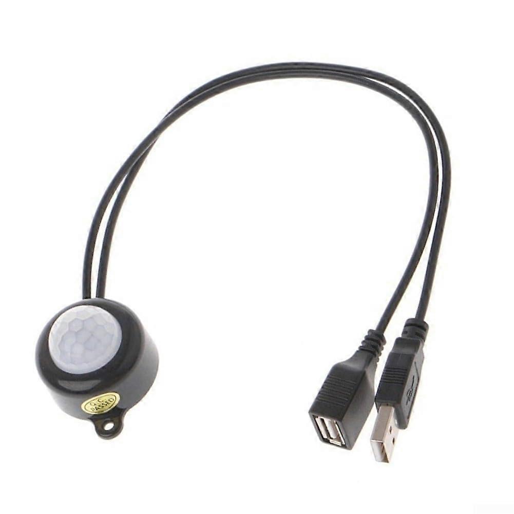 ABS USB 5V-24V Copper Automatic Light Sensor Switch for Car LED Atmosphere Lights, 17x10x3 cm, Compatible with Security Monitors