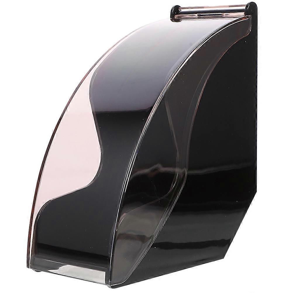 Acrylic Coffee Filter Paper Container Modern Simple Design Organizing Filters Conical Shape 1Pack