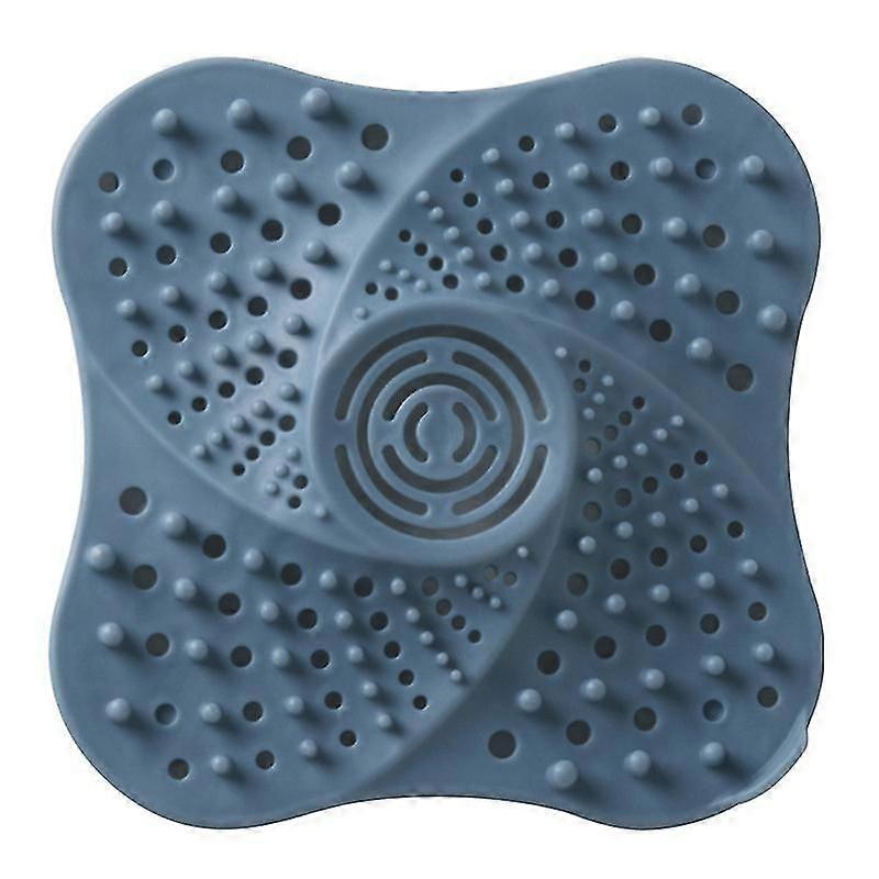 1pcs Sink Plug Drain Filter Plug Kitchen Bathroom (blue)