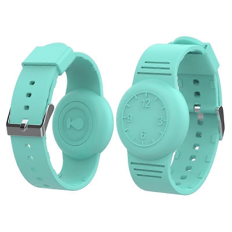 For Apple AirTag Tracker Soft Cover Kids Watch Band Silicone Wrist Strap with Clock Numbers