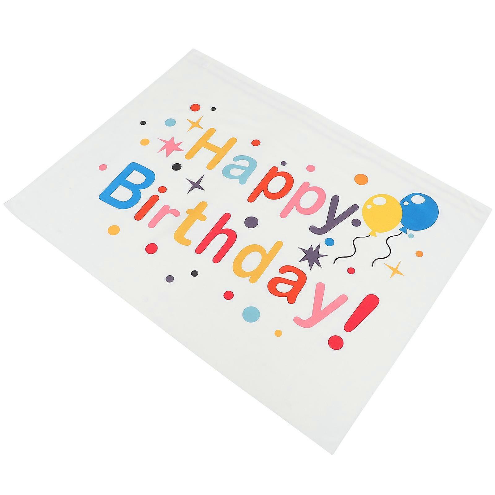 Birthday Party Banner Decor 1 Set Delicate Bunting Wall Hanging Background Decoration