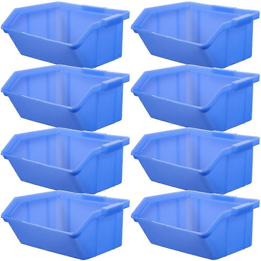 Hardware Organizer Case Stackable Parts Bins Small Components Vehicle Repair Plastic Material 8Pcs